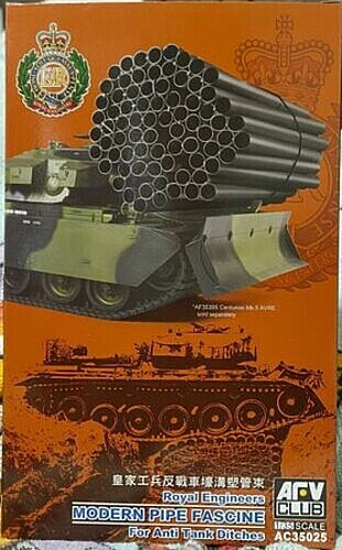 AFVClub Royal Engineers Modern Pipe Fascine - Plastic Model Vehicle Accessory