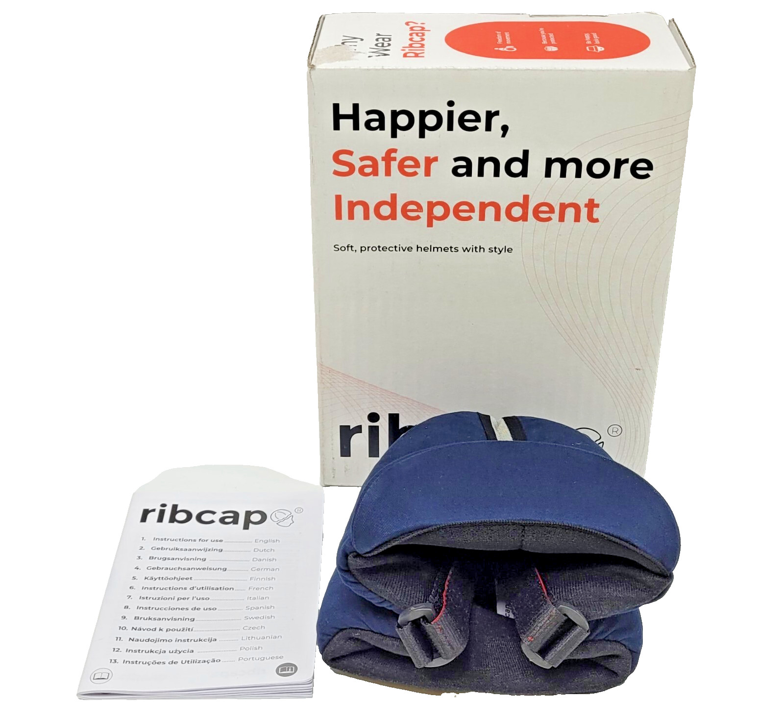 Ribcap Hardy Medical Grade Protective Helmet - Navy Blue - Small