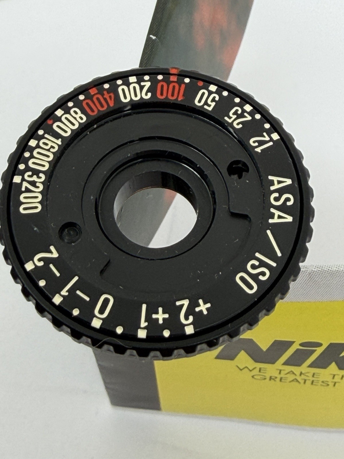 New Nikon FG Black OEM ASA Dial  (nos) Made In Japan USA Seller