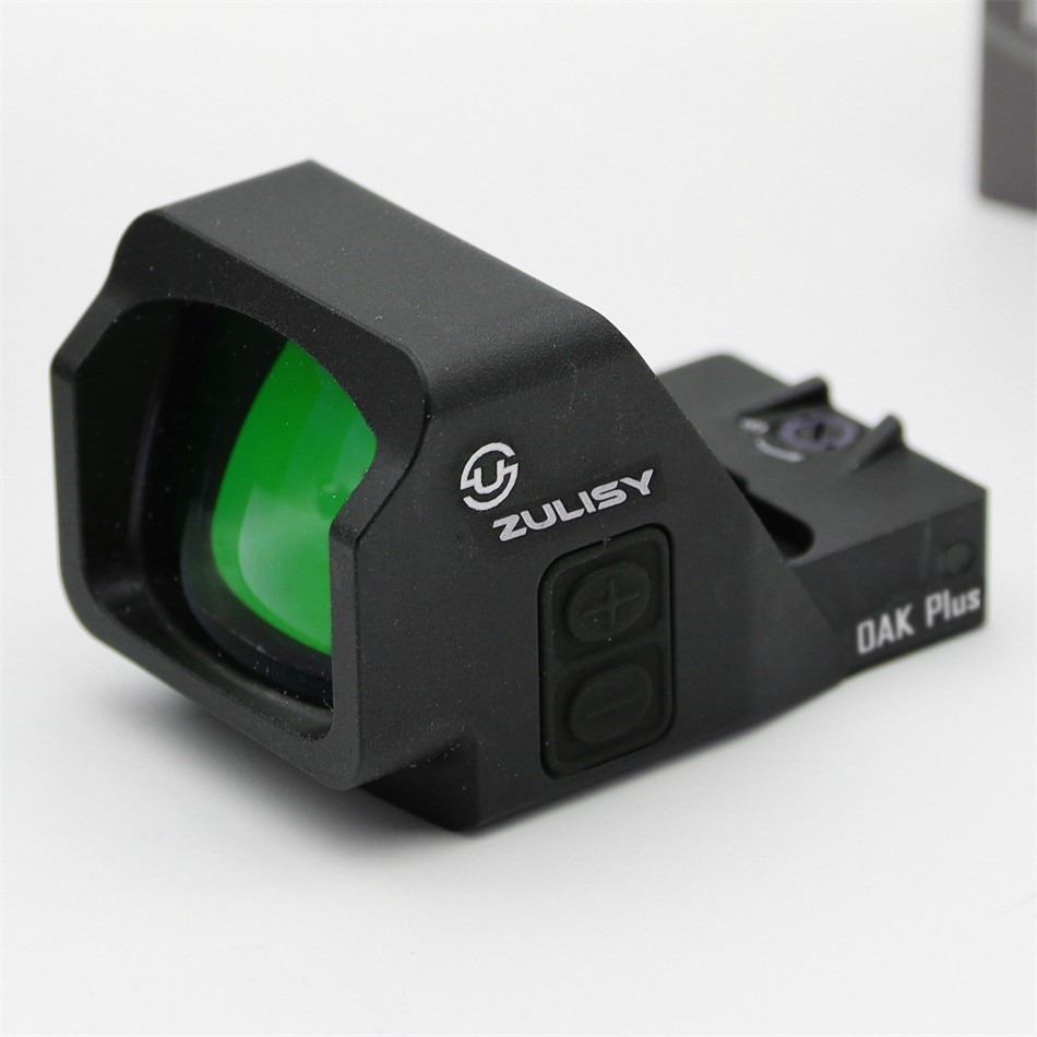 Zulisy Oak Plus Full Size Green Dot Sight RMR Footprint , 3.5 MOA Shake Awake