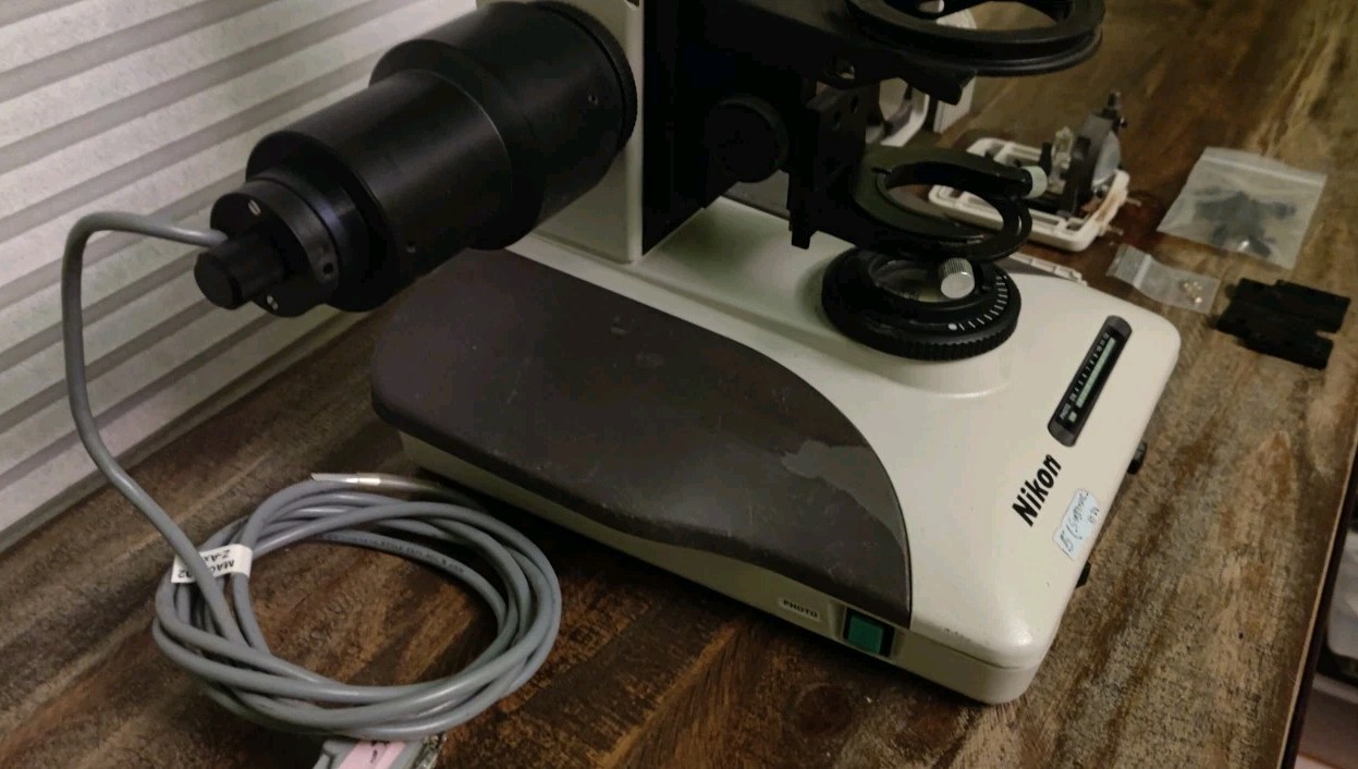 Nikon Optiphot 2 Trinocular Microscope (for parts)