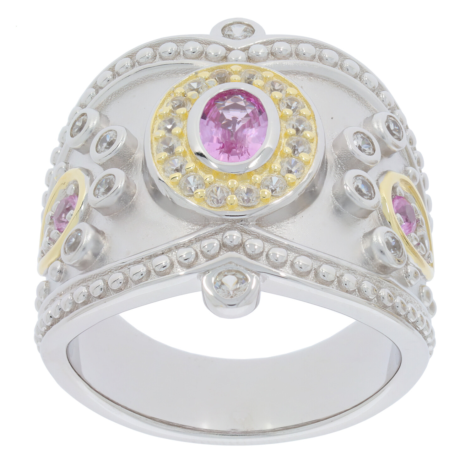Sterling Silver Semi Mount Ring Setting 6x4 OV