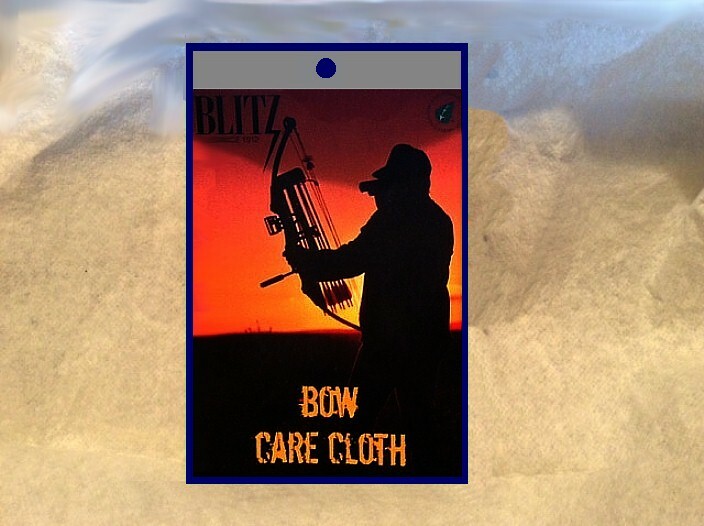 Blitz Bow Care Polishing Cloth ~ Micro Fiber Nontoxic ~ 8" x 8"  ~ MADE in USA