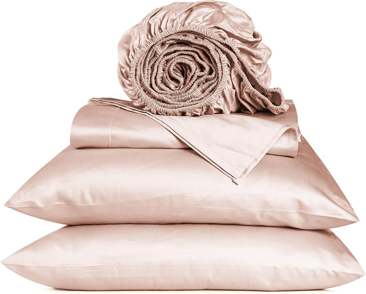 100% Cotton Sheets Twin Size, Comfort Series 4Pc Sheet Set Bed Sheet for Twin Si