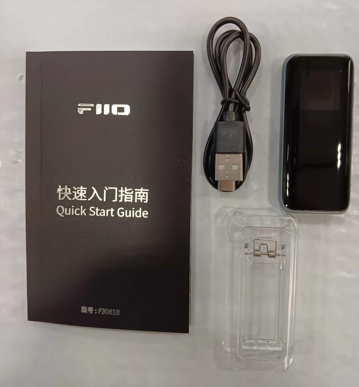 FiiO BTR15 Bluetooth DAC/Amp Titanium High-Res Audio MQA, Dual Output - Titanium