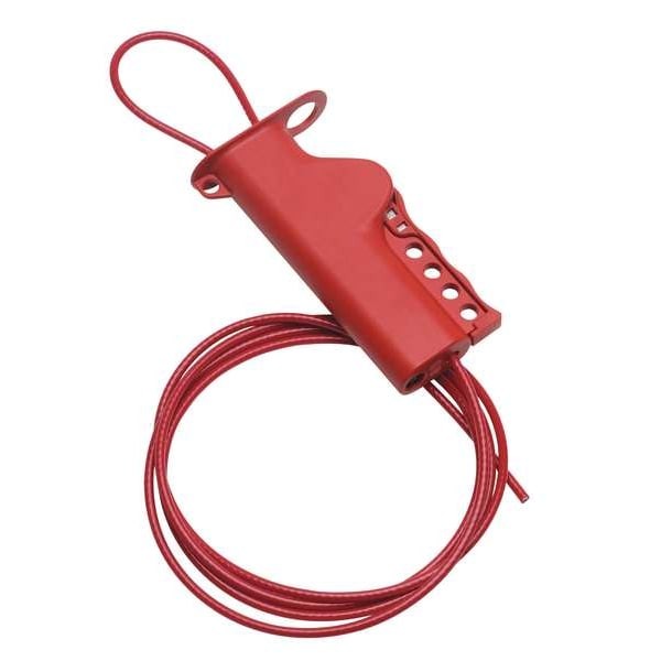 Brady 50944 Grip-Cinching Cable Lockout, 4 Locks Max