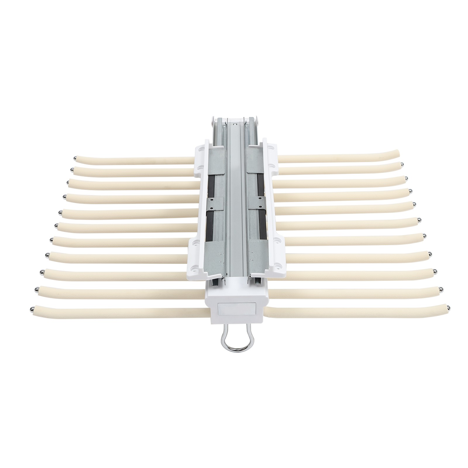 15kg Load Pants Hanger, 22 Rods Pull Out Trousers Rack, Jeans/Ties Hanging Rack