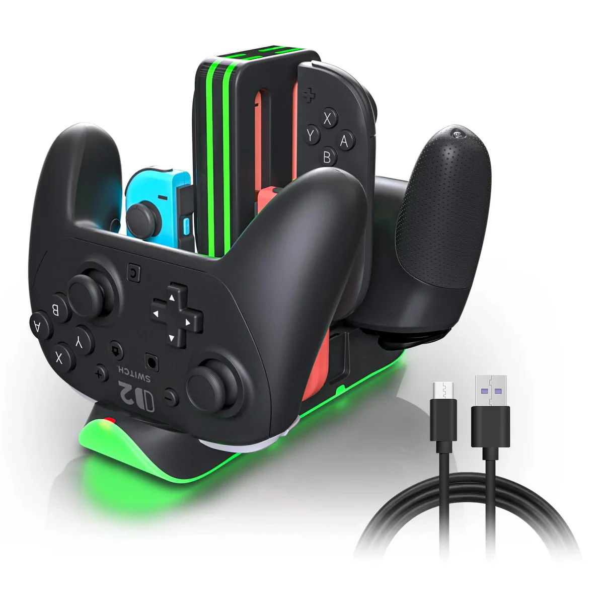 Nintendo Switch 2 Controller and Joy Con Charging Station and Dock Fast Charge