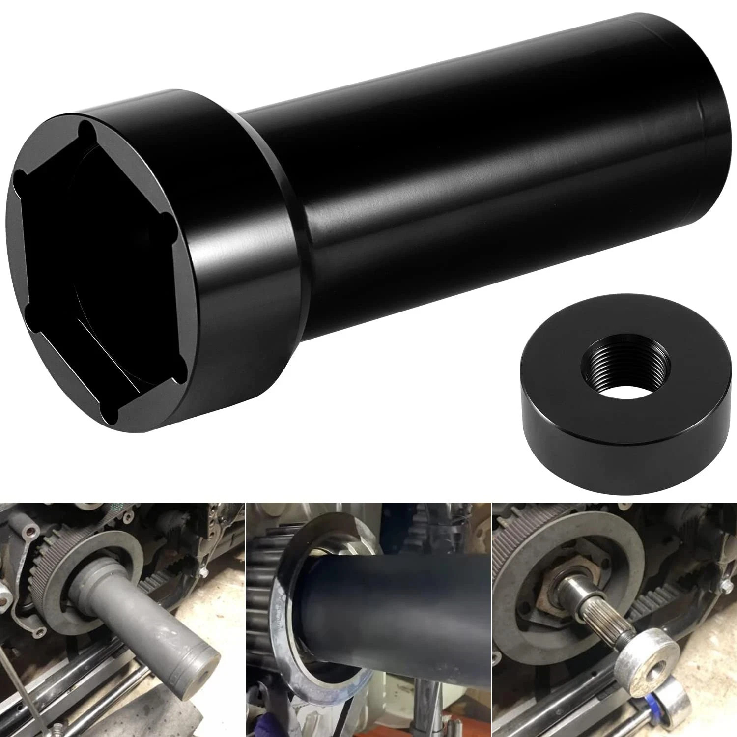 2-1/4" Mainshaft Sprocket Pulley Wrench Lock Nut Main Shaft Socket Tool For 2...