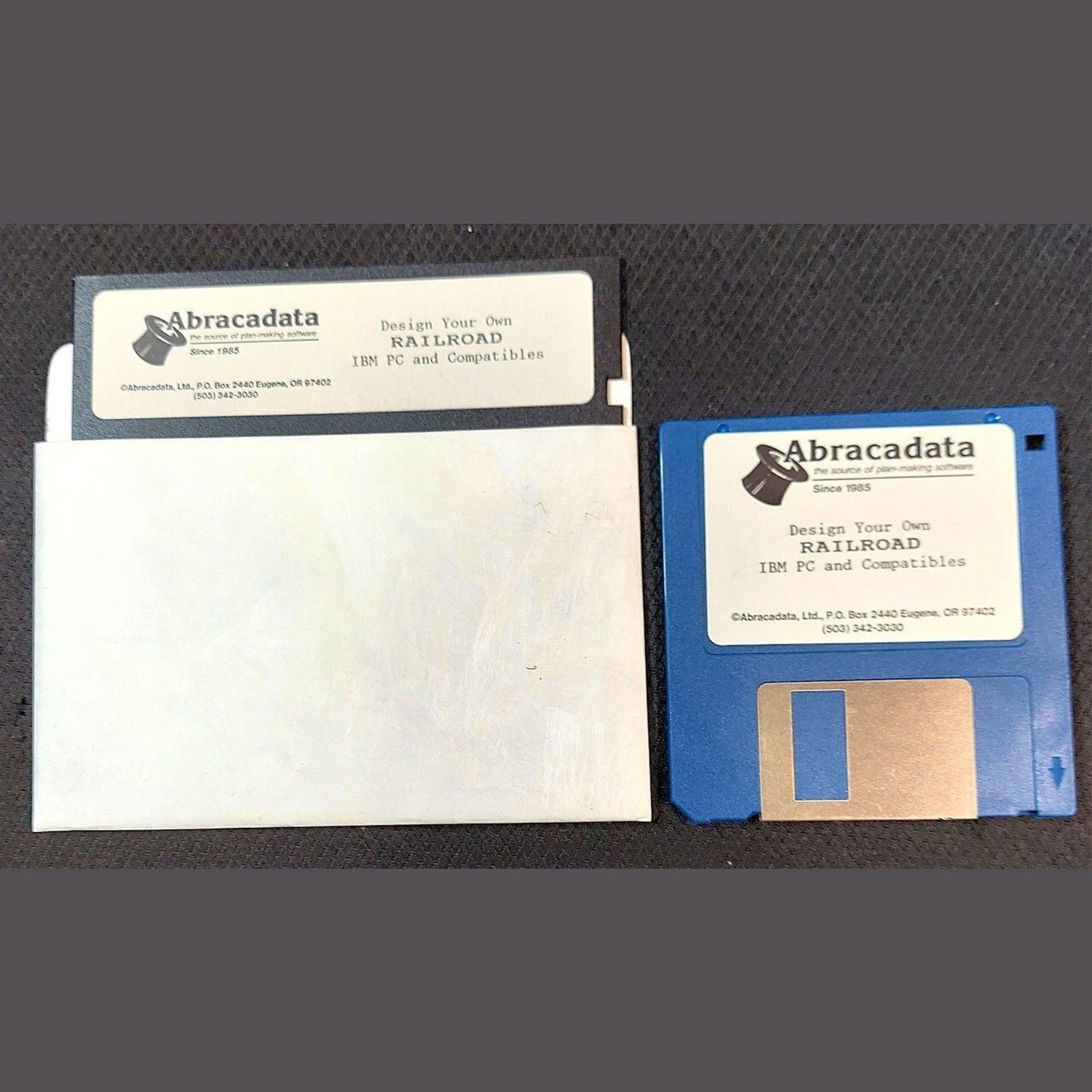 Design Your Own Railroad Train Legacy PC DOS Software