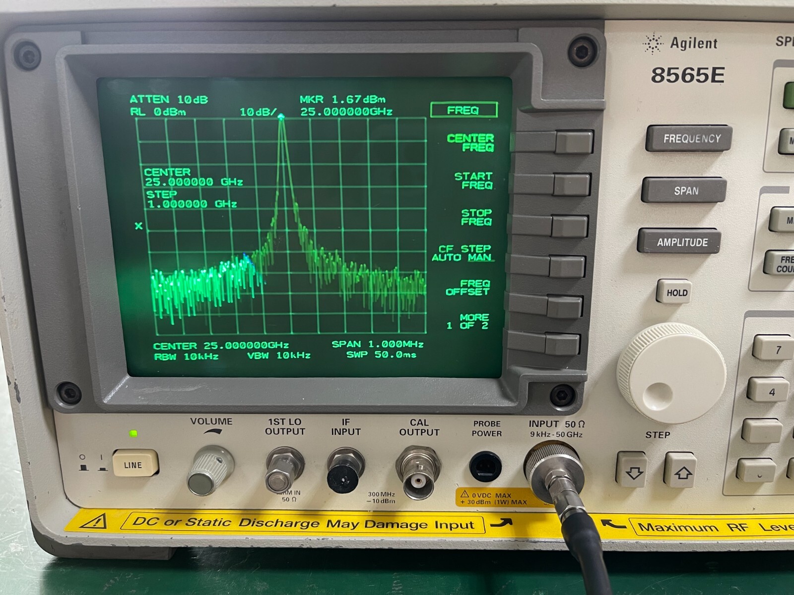 Agilent Keysight 8565E 9KHz - 50GHz Spectrum Analyzer_1513