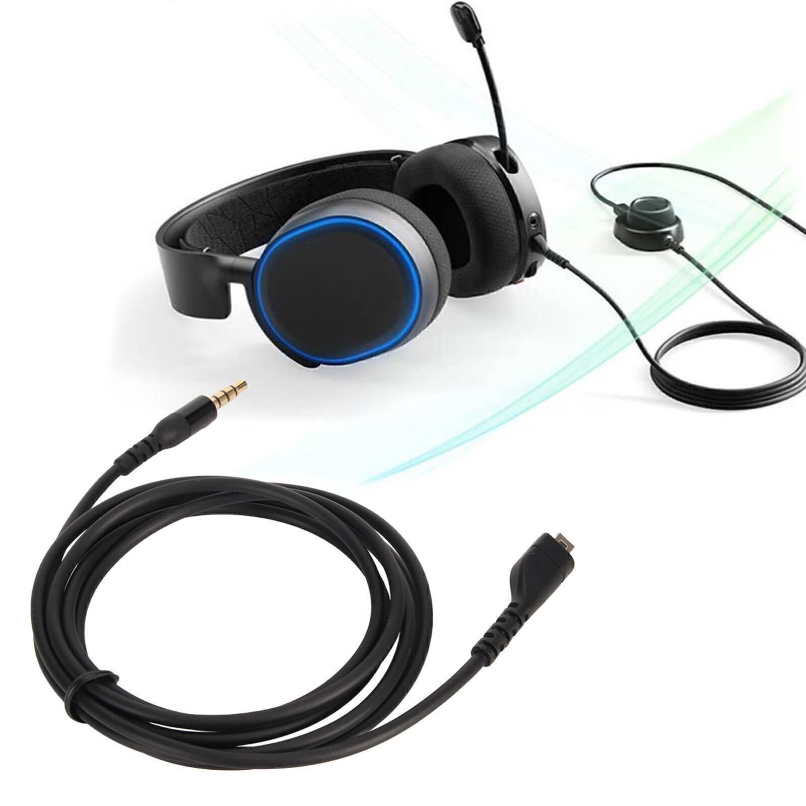 Headphone Sound Cable Replacement Compatible for SteelSeries Arctis 3 Arctis 5