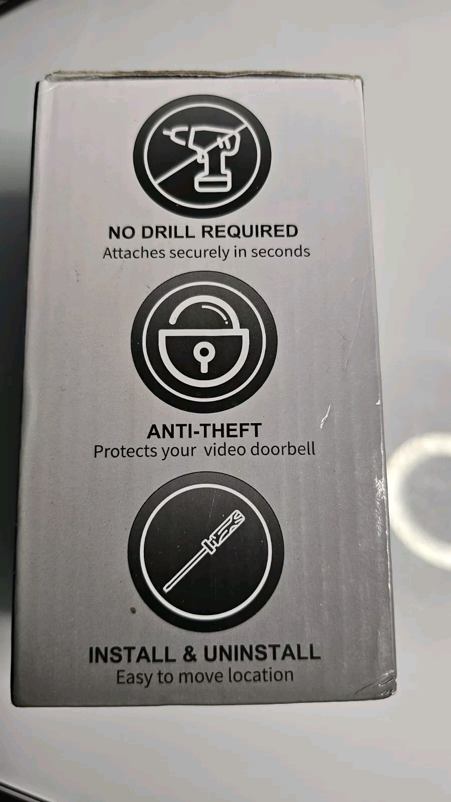 Anti Theft Video Doorbell Door Mount Bracket Holder Compatible With Blink Ring.