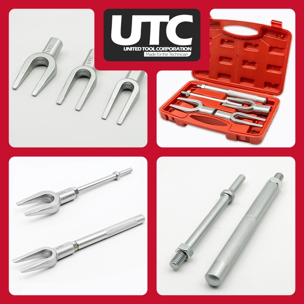 5-Piece Ball Joint Separator Pickle Fork Tool Set Tie Rod Removal Tool