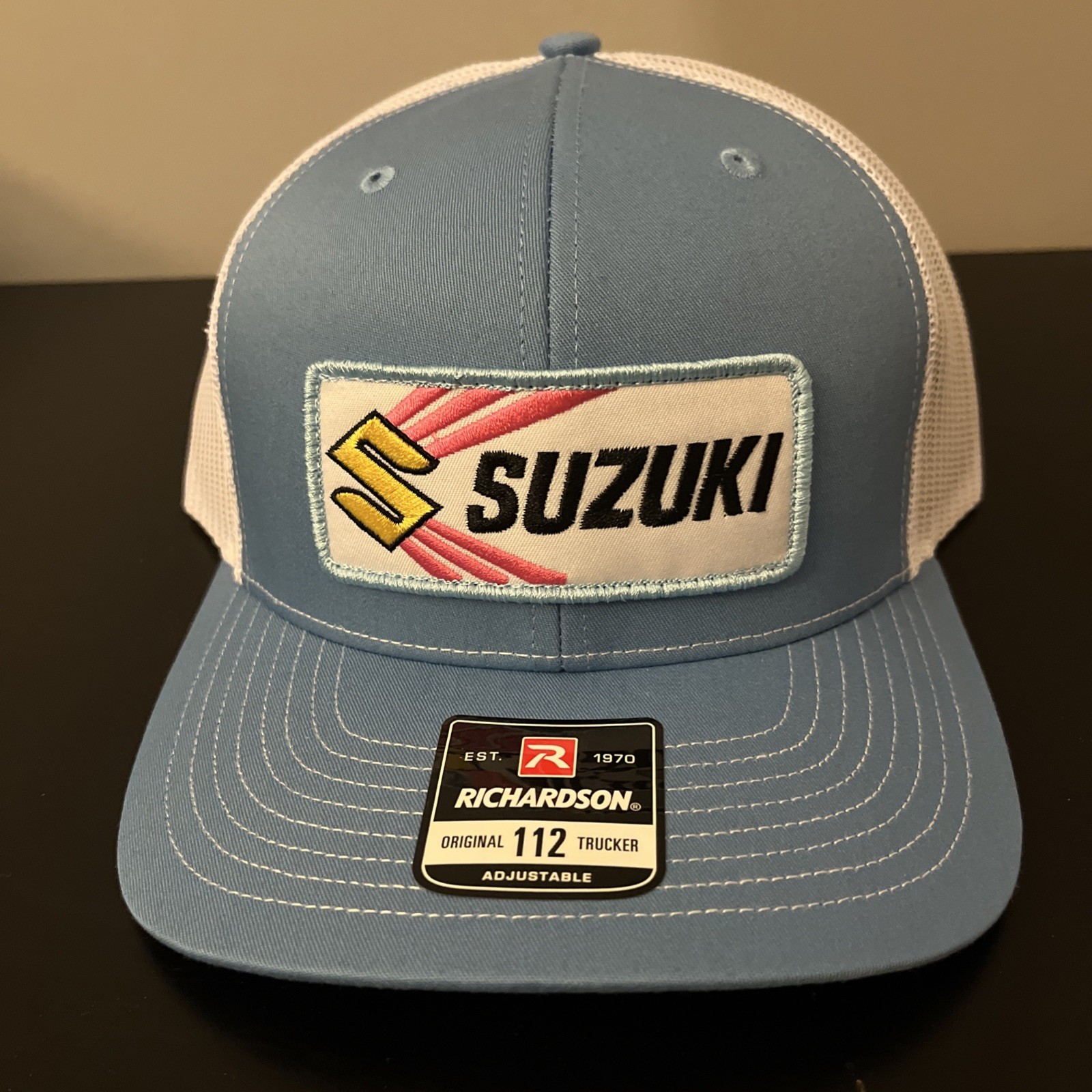 Suzuki Motorcycle Motocross 4-Wheeler Trucker Richardson 112 Cap Vintage Style