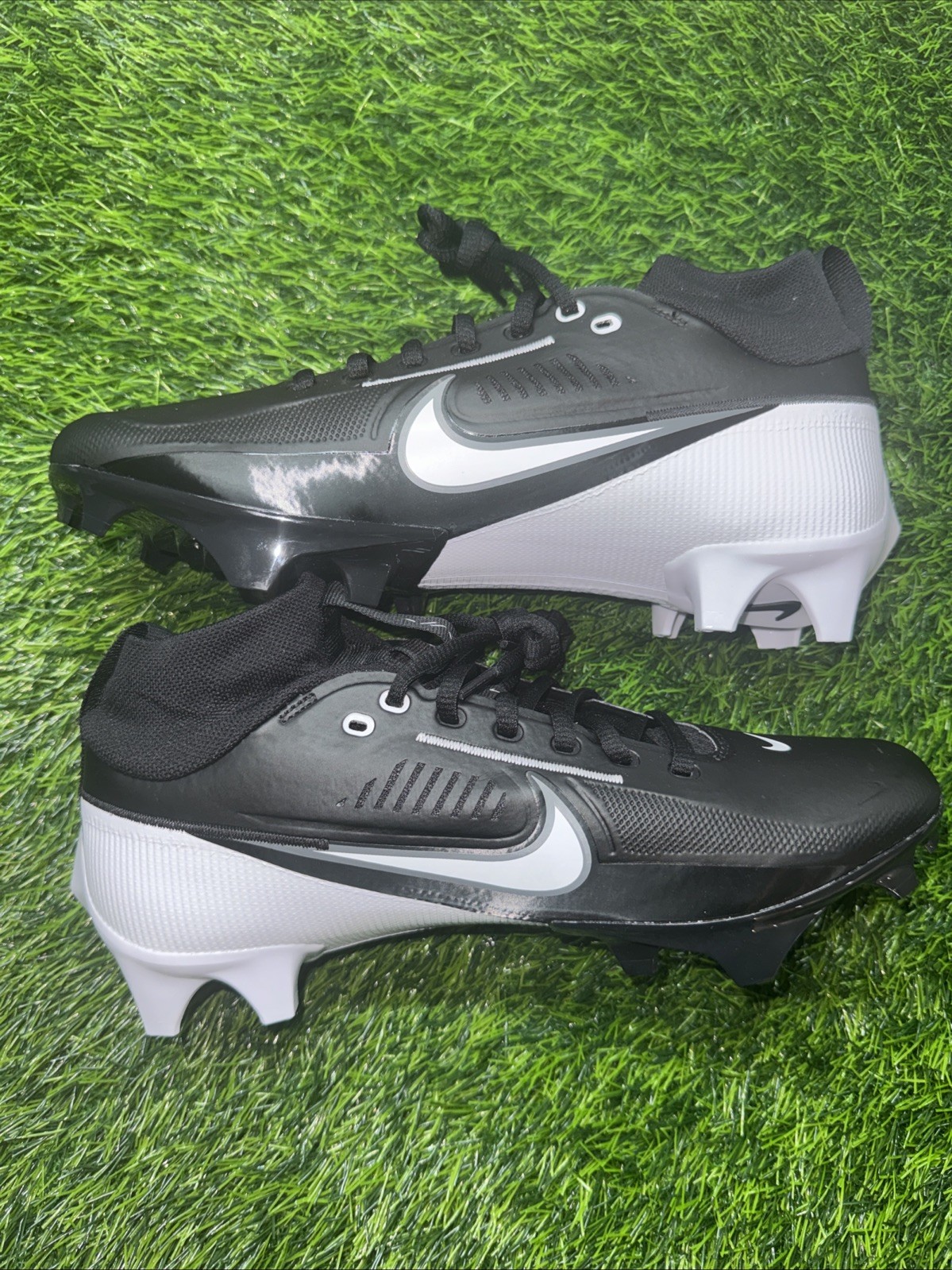 Nike Vapor Edge Pro 360 2 Football Cleats Men Size 13 Black White DA5456-001