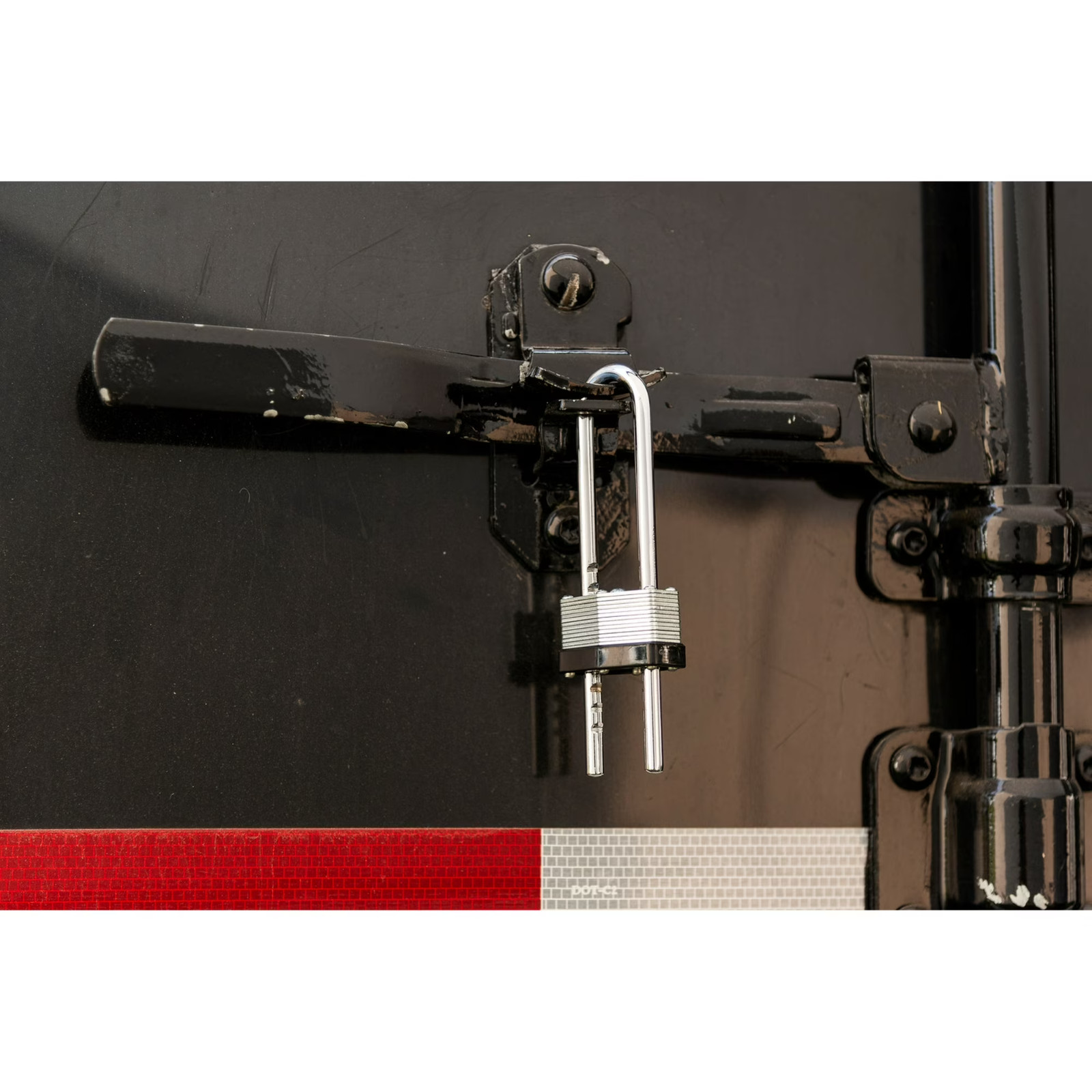 (4 pack) Hyper Tough 44mm Laminated Steel Padlock with Adjustable Shackle