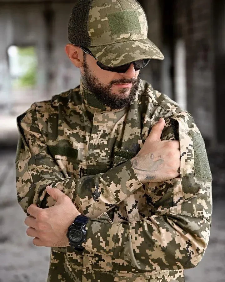 Military statutory field suit pixel Statutory field army uniform pixel💛💙