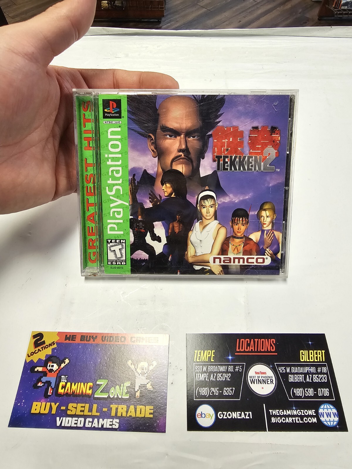 (Box & Manual Only) Tekken 2 (Sony PlayStation 1) No Game. W/ Reg Card
