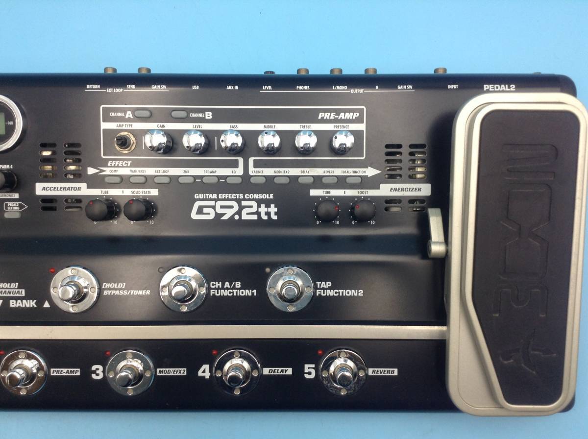 ZOOM G9.2TT Multi Effects Guitar Effect Pedal From Japan Tested working