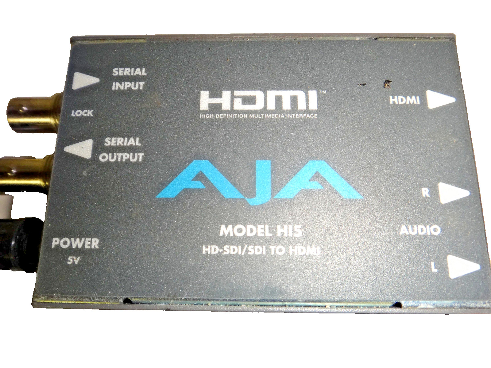 AJA Mini Converter H15 Audio Video HD SDI / SDI HDMI