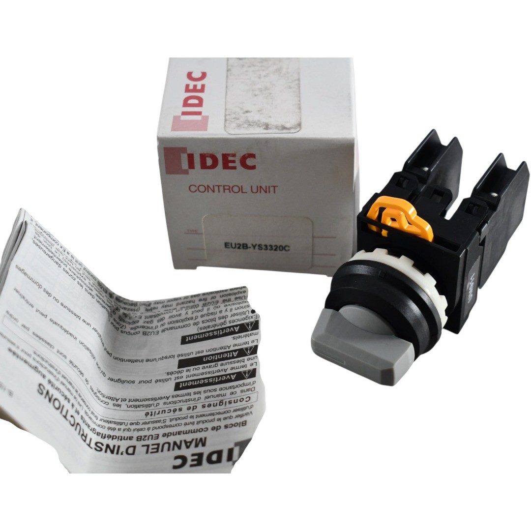 NEW IDEC EU2B-YS3320C 30mm Explosion Proof Selector Switch 3-Position 2NO 600V