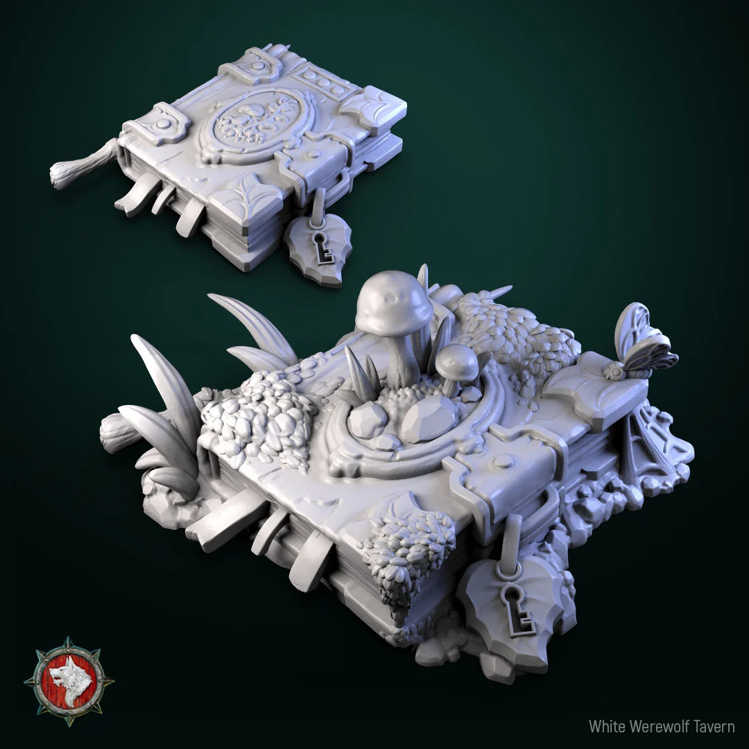 Magic Books - Resin Tabletop Miniature