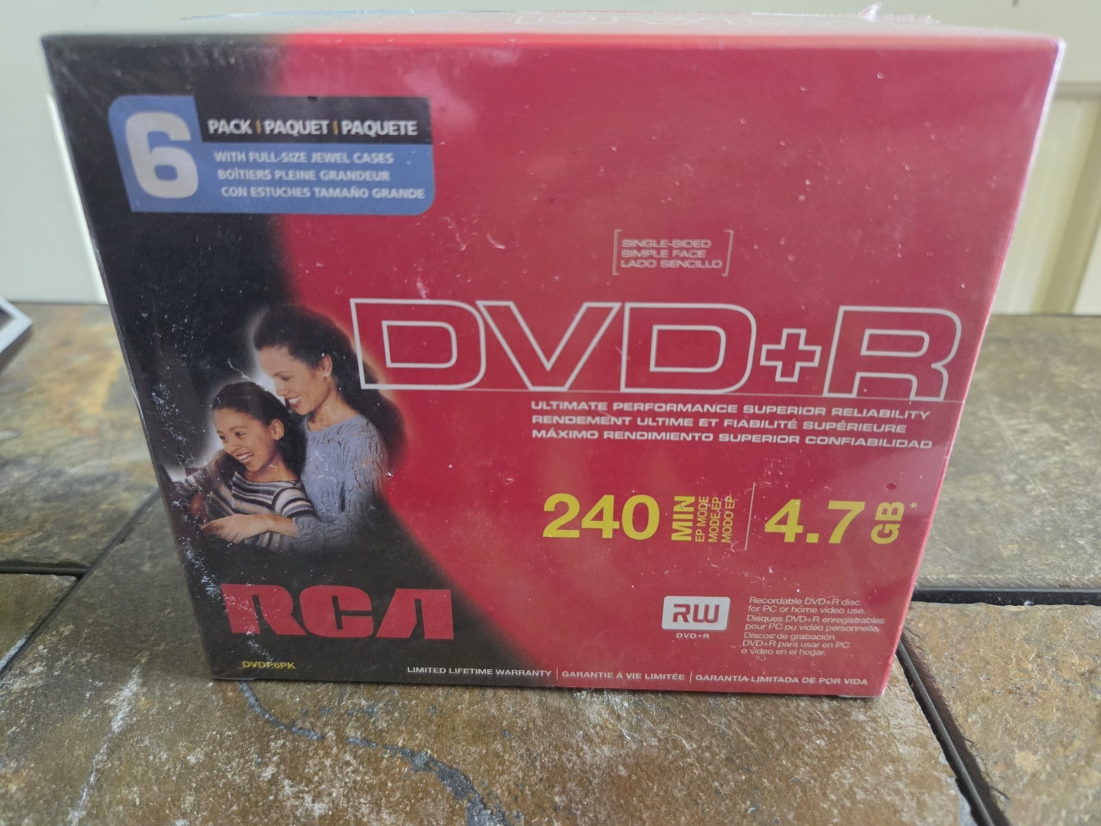 RCA 6 Pack DVD+R 4.7gb 240 Minutes Brand New Sealed