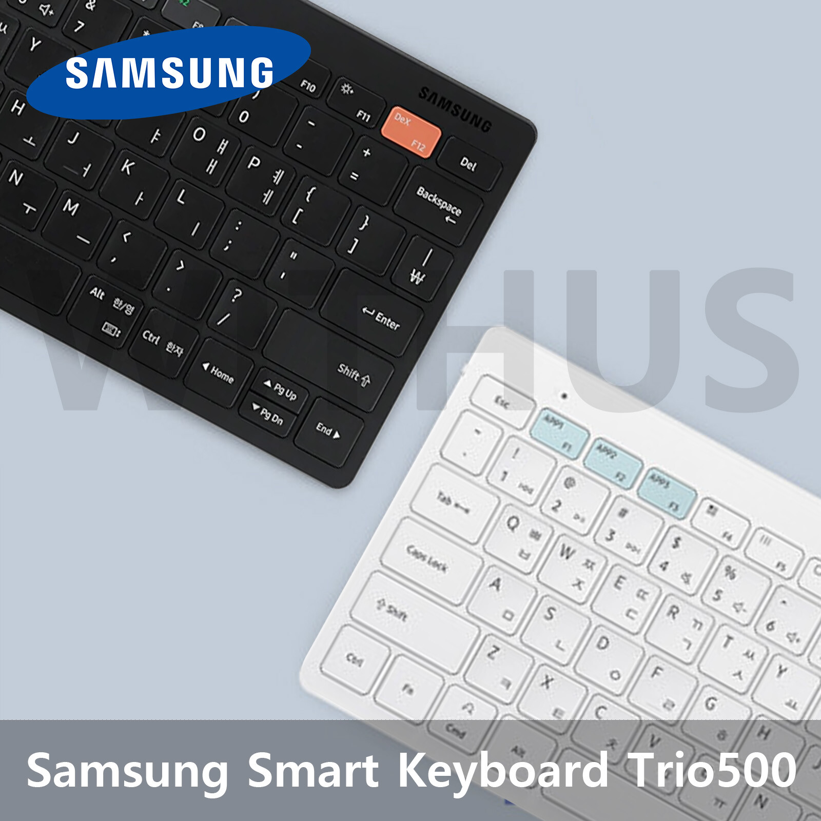 SAMSUNG Smart Bluetooth Wireless Keyboard Trio 500 Multi Pairing EJ-B3400 *