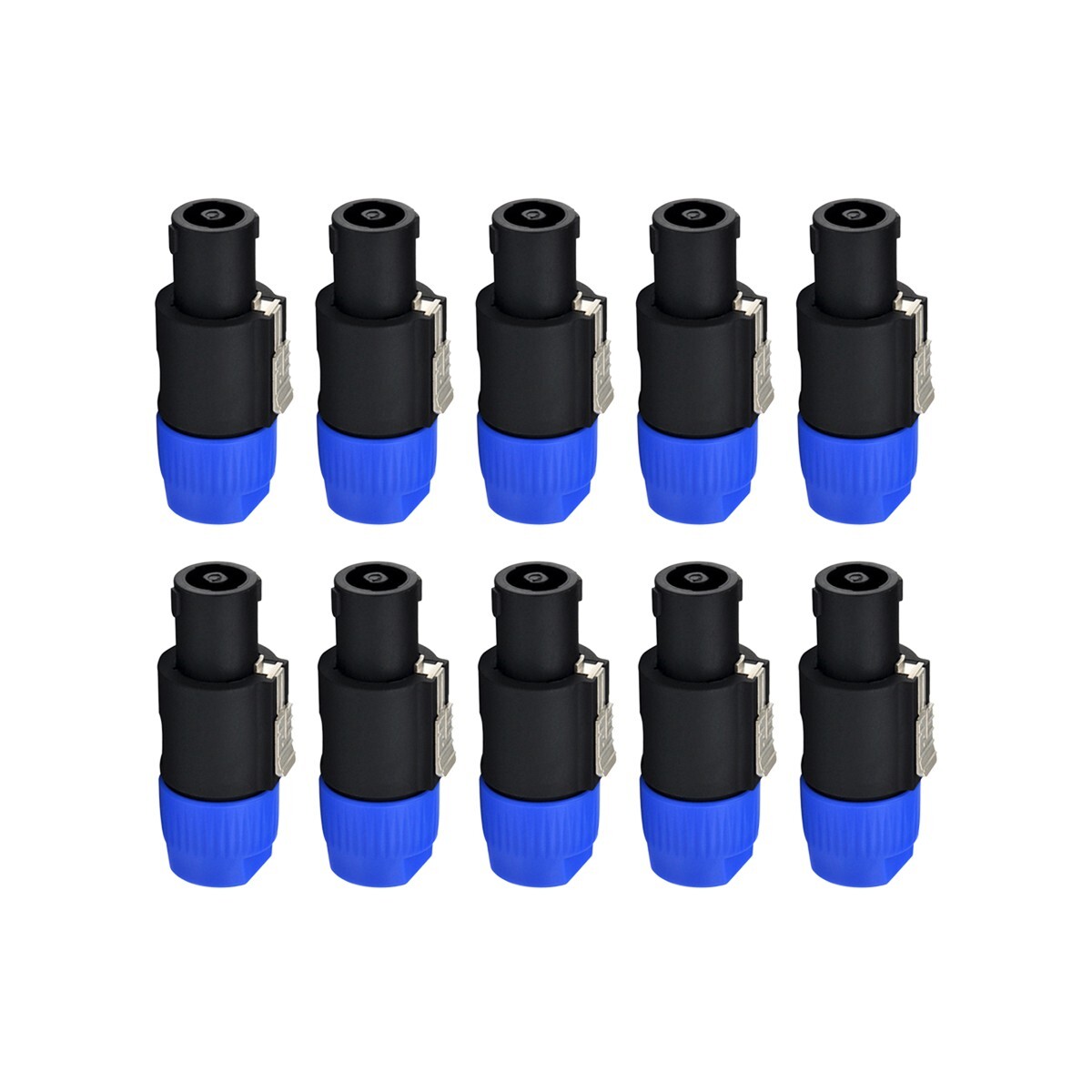 10 pcs NL4FC Speakon Connector Female 4 pole Cable Mount Replacement for Neutrik
