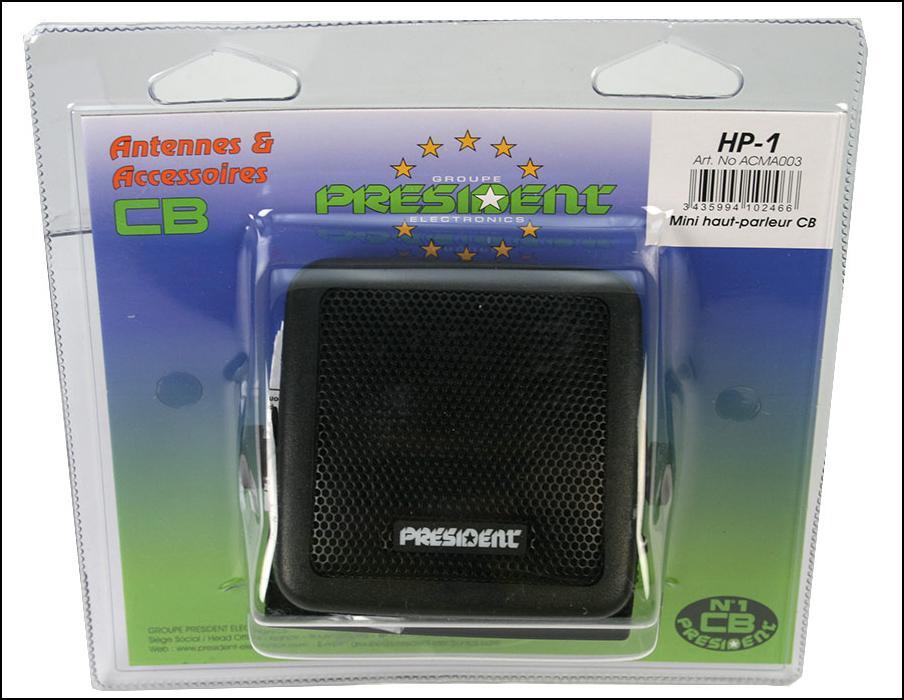 President HP-1 Compact External Speaker for CB and Amateur Radio Brand New