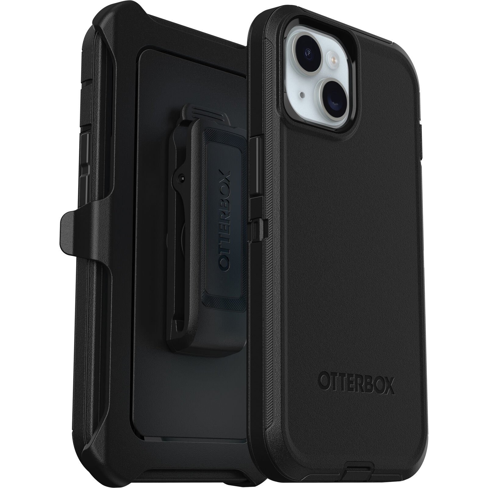 Otterbox Defender Series iPhone 15, iPhone 14 and iPhone 13 Case-Black