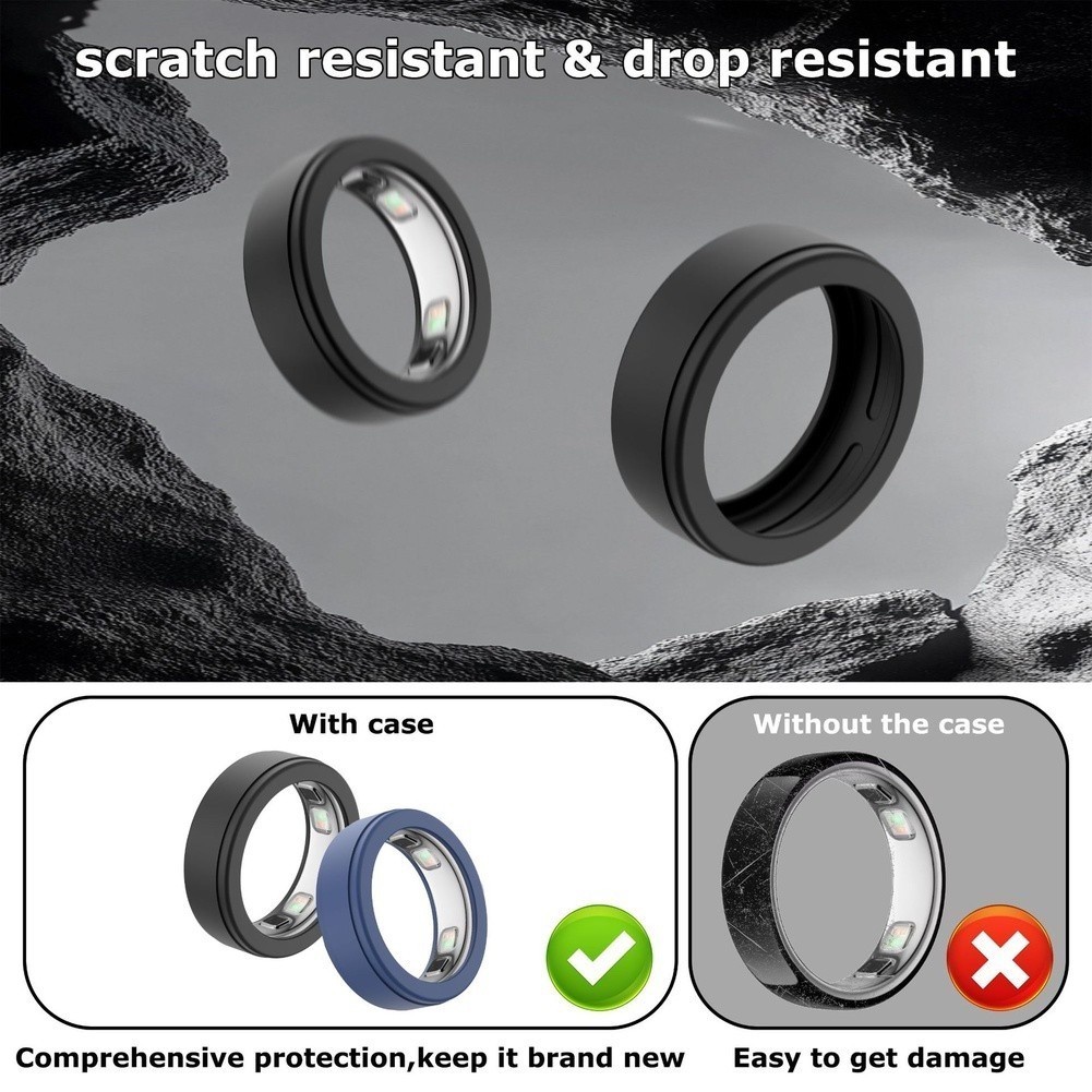 Silicone Protective Sleeve for Oura Ring 5 - Lightweight Daily Wear Support