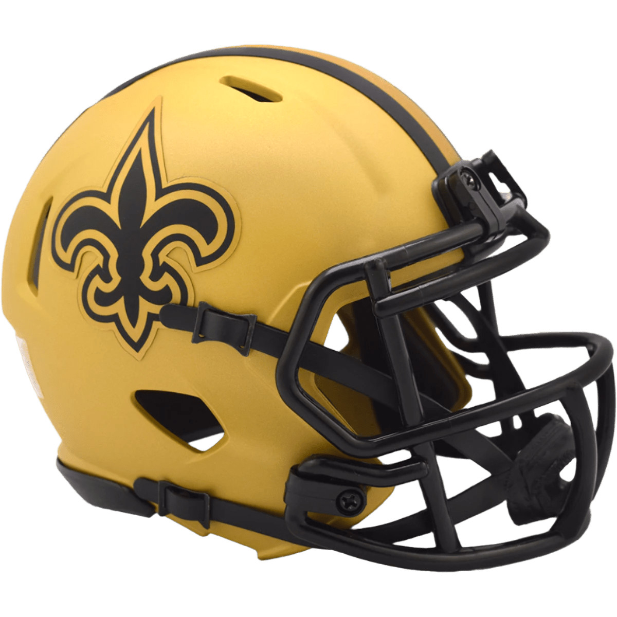 New Orleans Saints Rave Riddell NFL Speed Mini Helmet