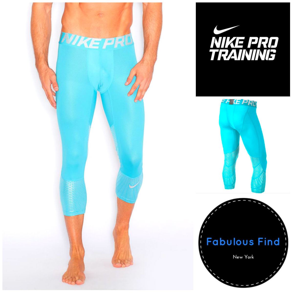 NIKE PRO Mens Compression Training Spandex Tights Base Layer HYPERCOOL/HYPERWARM