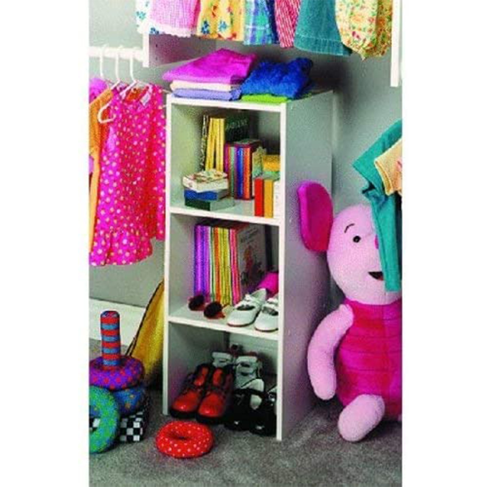 Closetmaid Decorative Home Stackable 2-Cube Cubeicals Organizer Storage, White