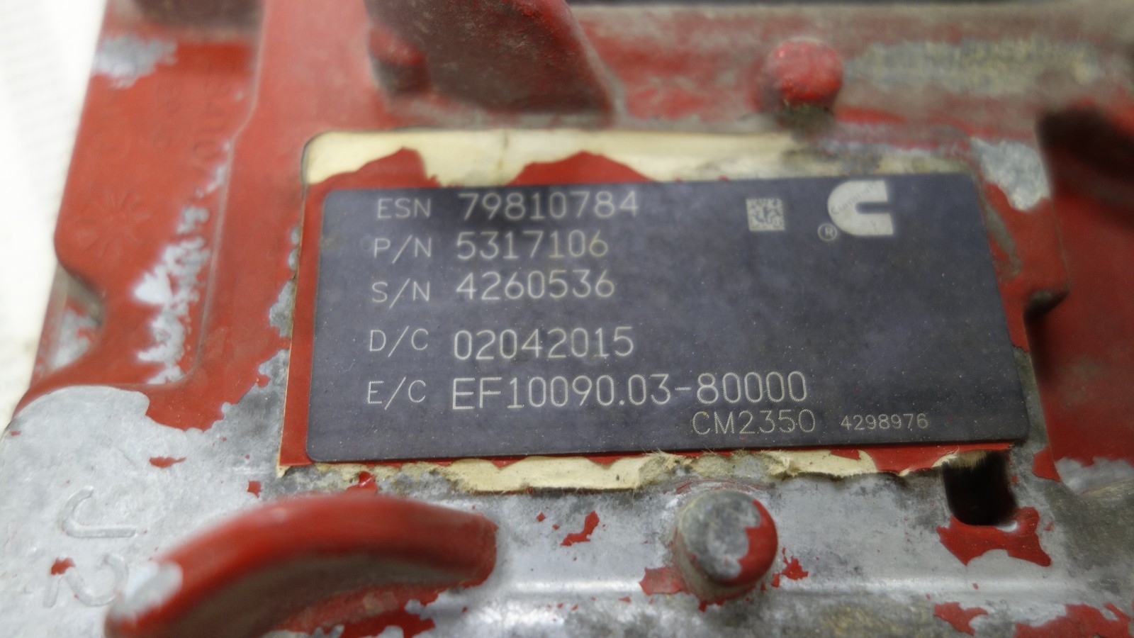 ECM ENGINE CONTROL MODULE 5317106 CUMMINS ISX 15 646K Miles