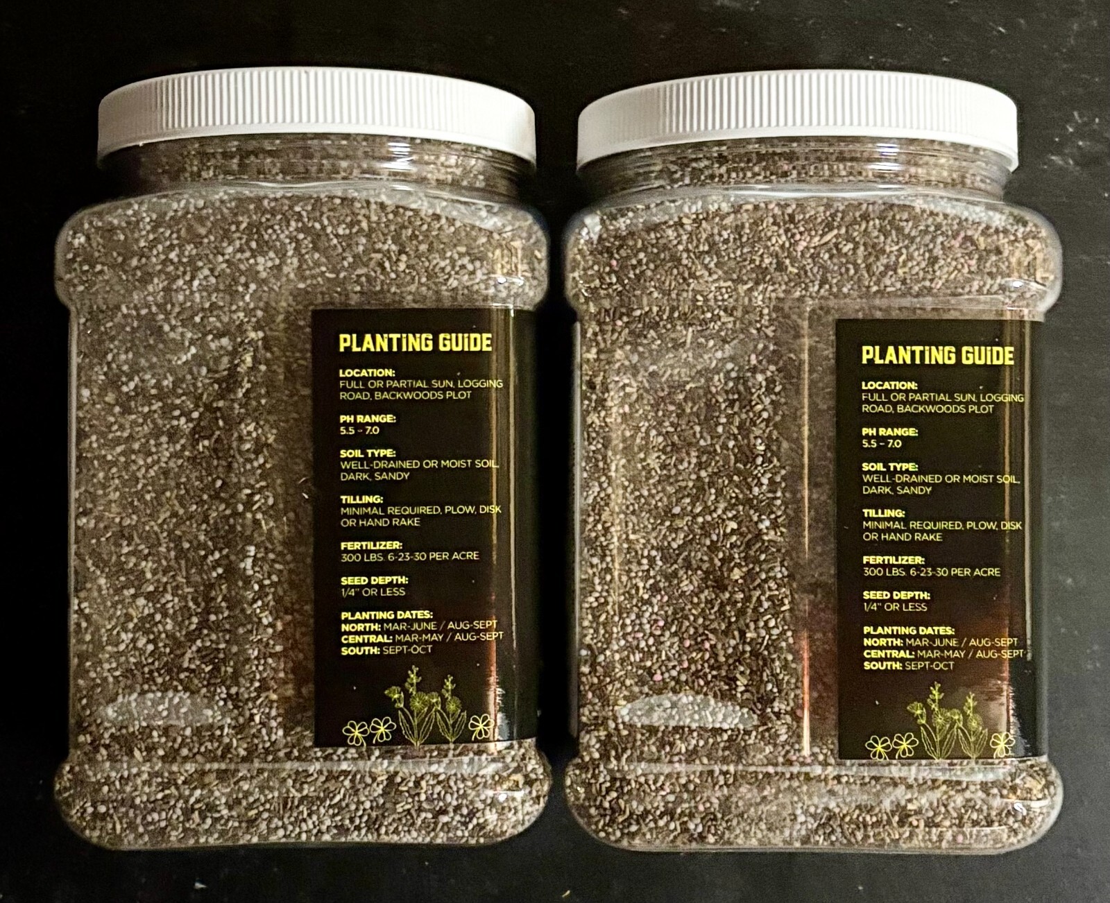 Domain Outdoor Two Jugs Hot Chic Foot Plot Seed Combo New