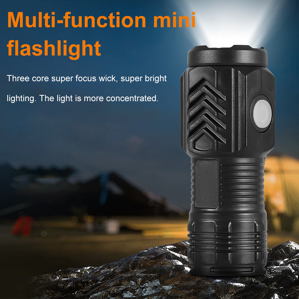 1-10Pack Super Bright LED Flashlight Tactical Rechargeable LED Work Lights Torch
