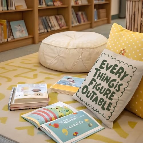 Everything is Figureoutable Inspirational Pillow Covers 18x18, Outable