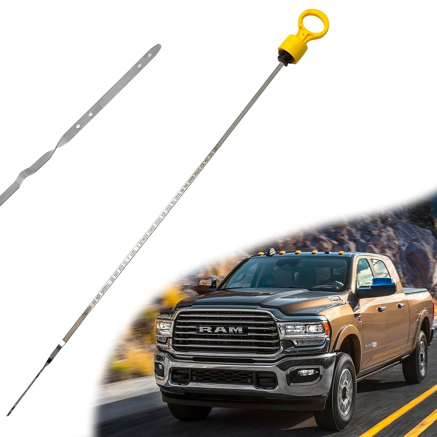 Transmission Fluid Dipstick Compatible with Dodge Ram 2500 3500 2007-2022 6.7L 6
