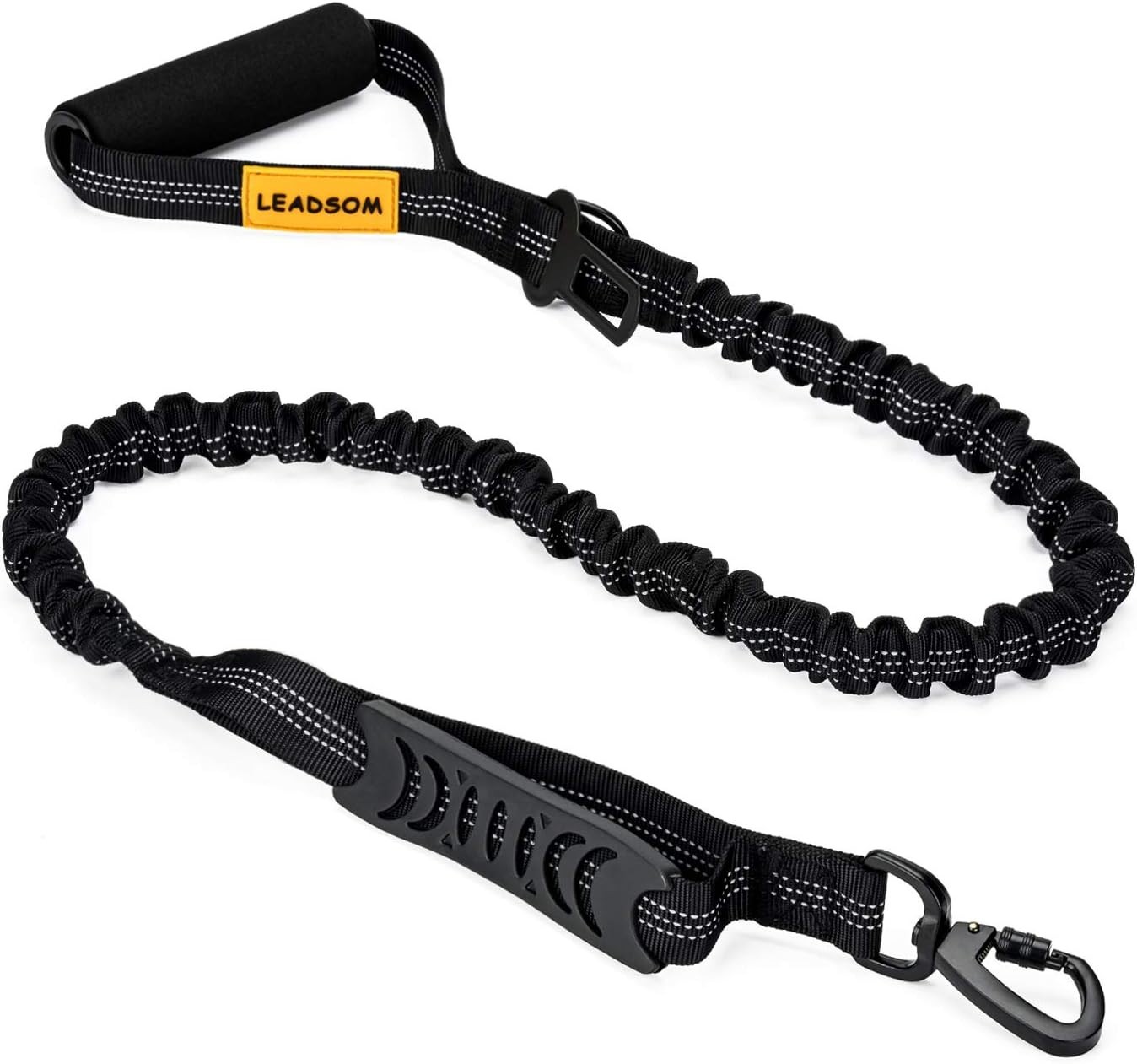 6FT Highly Reflective Heavy Duty Elastic Bungee Medium and Large Dog Leash Sh...