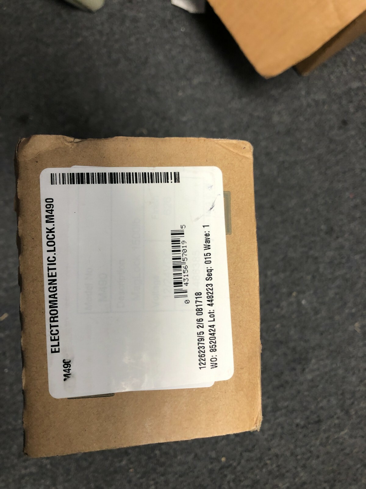 NEW Schlage M490 Single Electromagnetic Lock