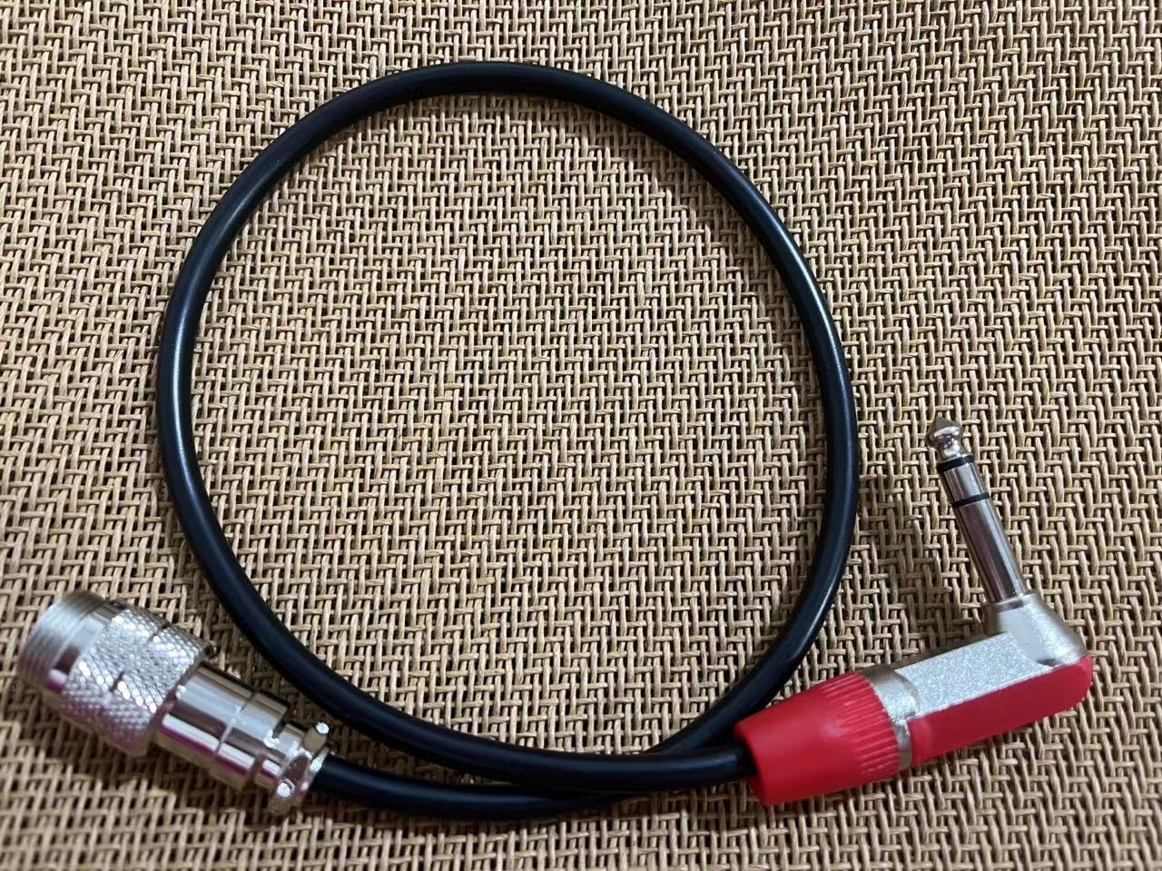 KENWOOD 4 Pin Mic Jack to HF Radio's with 1/4 inch TRS Stereo Microphone Plug