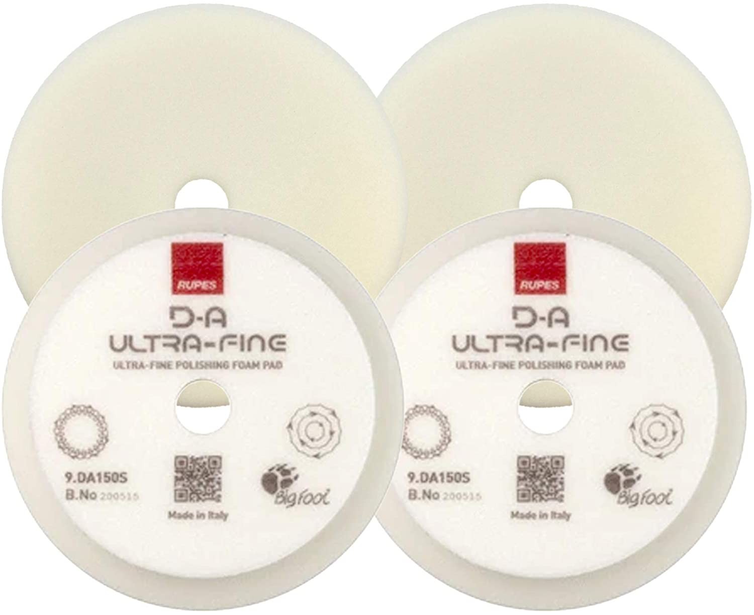 RUPES 150 mm (6 inch) High Performance Ultra Fine Foam Pad D-A Ultra Fine (4)