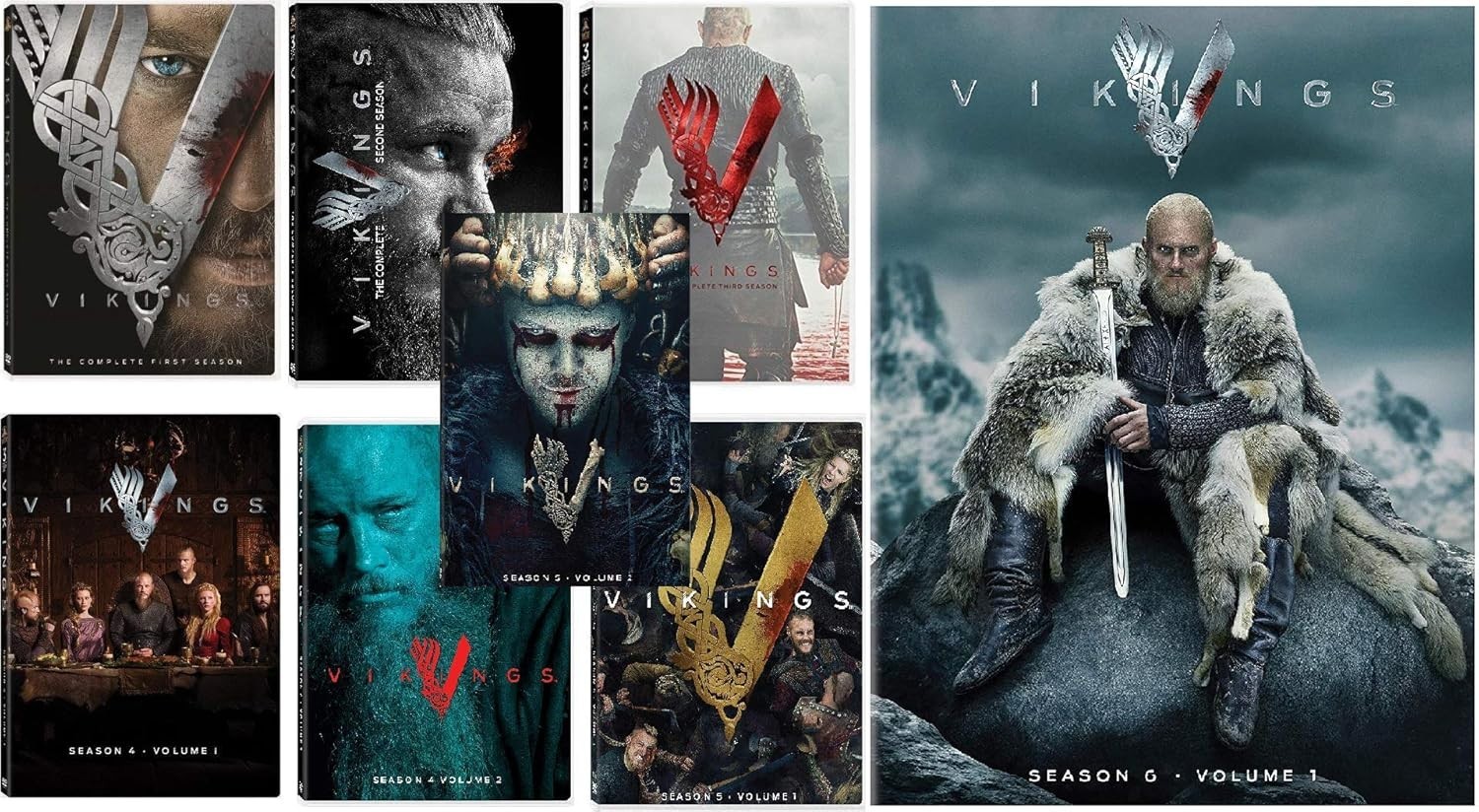 Vikings: the Complete Series Seasons 1-6 ( DVD BOX SET ) Brand New & Sealed USA