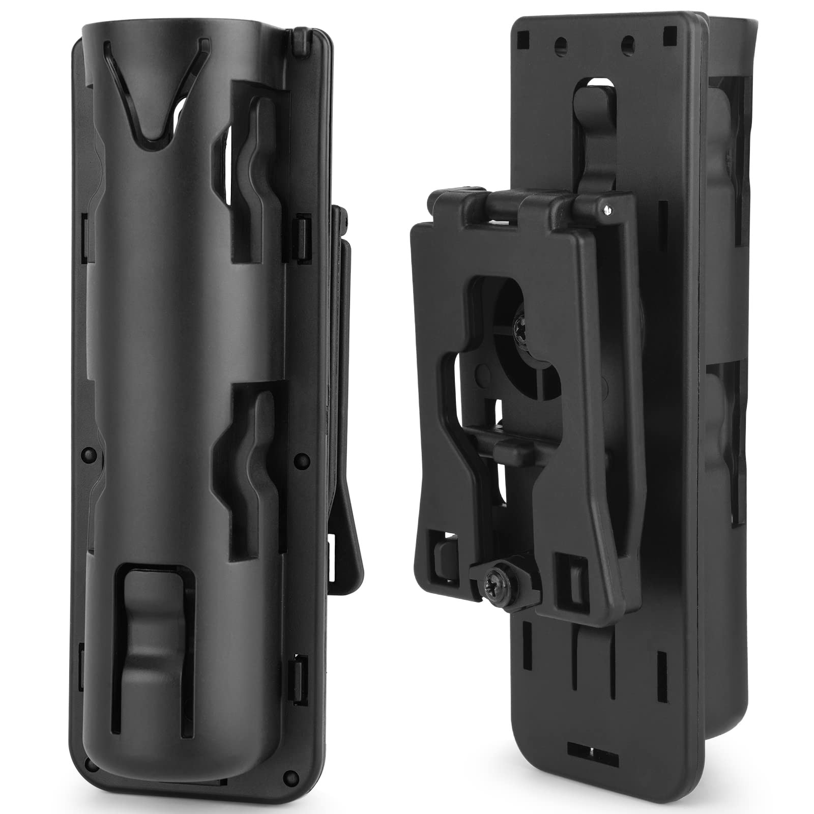360° Rotating Telescopic Baton Holder Pouch for Duty Belt, Flashlight Holster