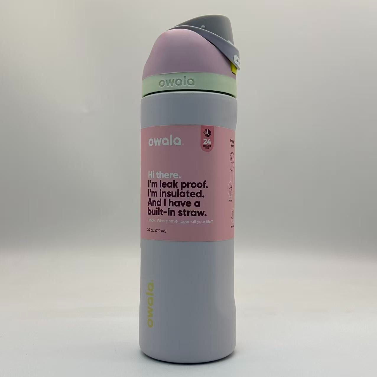 Owala 24oz Candy Coated FreeSip Water Bottle Sport Mug Top Quality