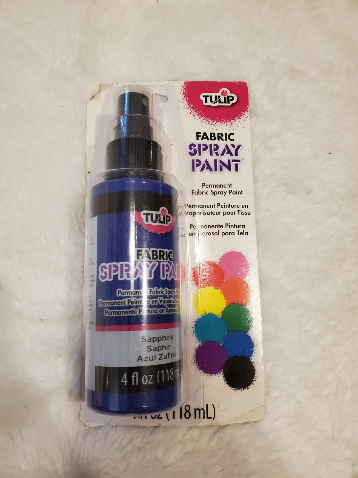 Tulip Fabric Spray Paint Sapphire Blue Box6