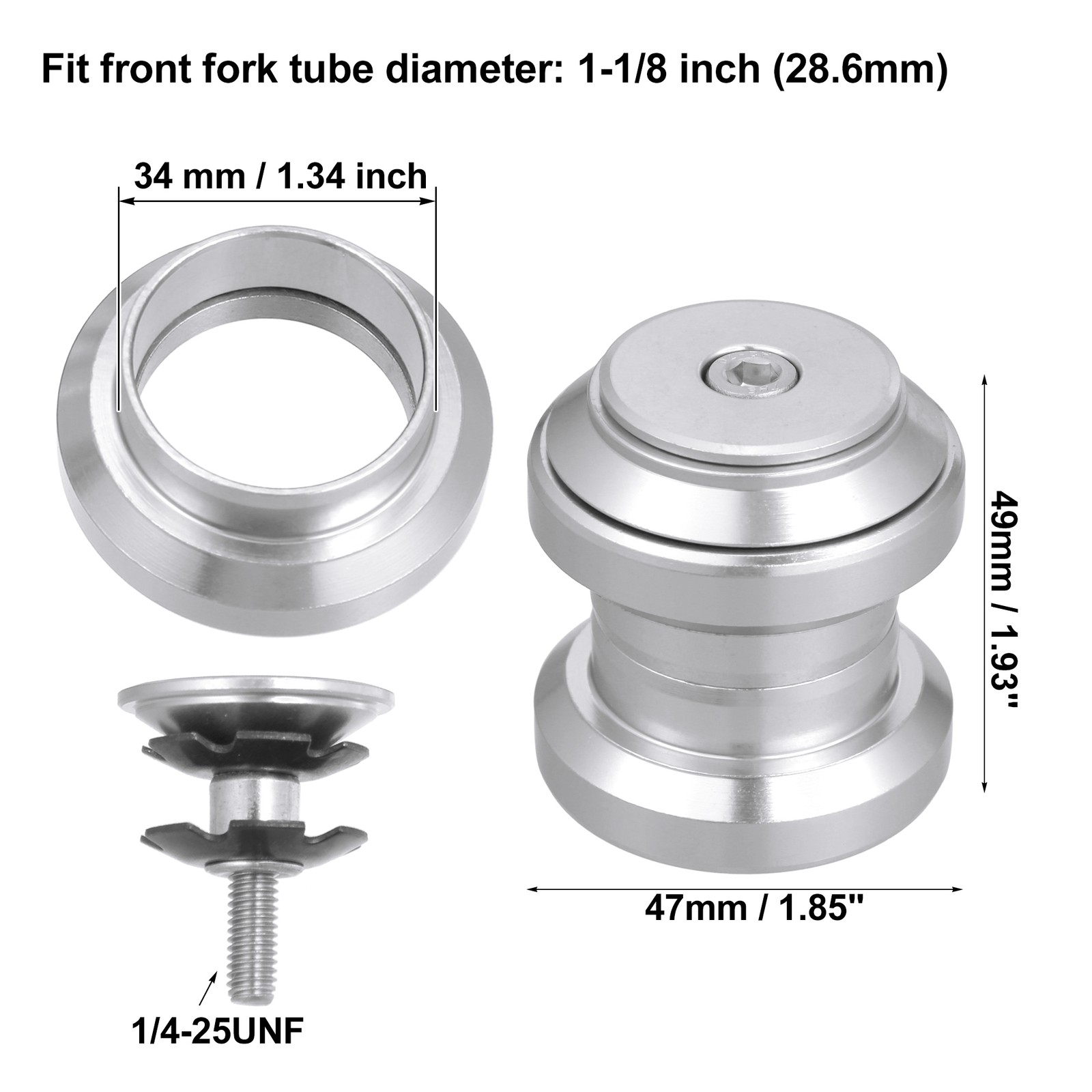 Bike Headset Universal - 1 pcs